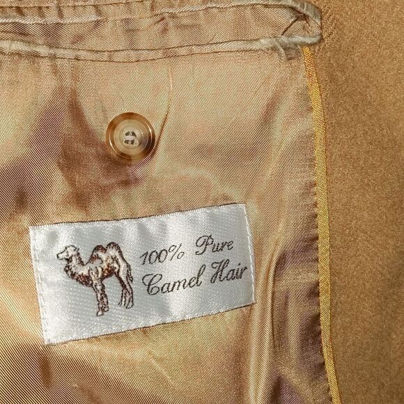 Sterling & Hunt tan vintage camel hair sports jacket - Picture 7 of 9